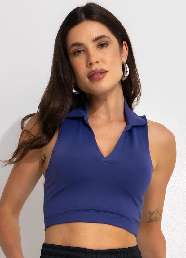 Fila - Top Feminino Tennis Match Azul