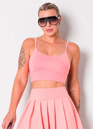 Hay Fit - Top Fernanda Rosa Tuti-Fruti - HAY FIT