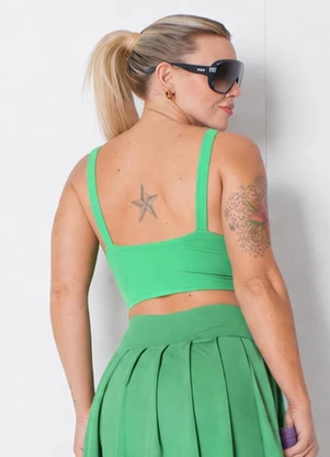 Hay Fit - Top Fernanda Verde Amazonia - HAY FIT