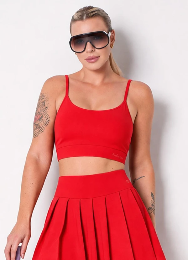 Hay Fit - Top Fernanda Vermeho Japao