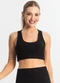 Select - Top Fitness Feminino em Cotton Pesado Azul - variação: Preto