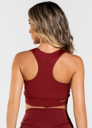 Vouq - Top Fitness Fit-Tech Feminino Curve Bôrdo - VOUQ