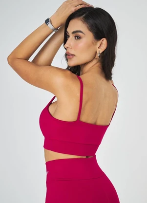 Vouq - Top Fitness Fit-Tech Feminino Essential Magenta - VOUQ