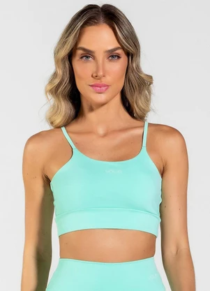 Vouq - Top Fitness Fit-Tech Feminino Essential Verde - VOUQ