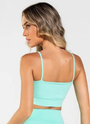 Vouq - Top Fitness Fit-Tech Feminino Essential Verde - VOUQ