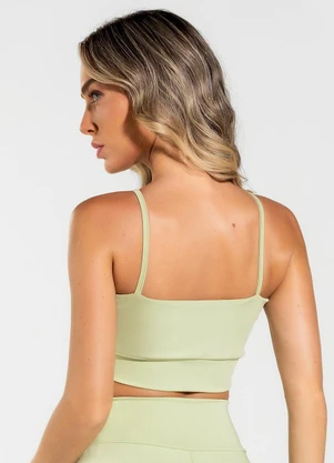 Vouq - Top Fitness Fit-Tech Feminino Essential Verde - VOUQ