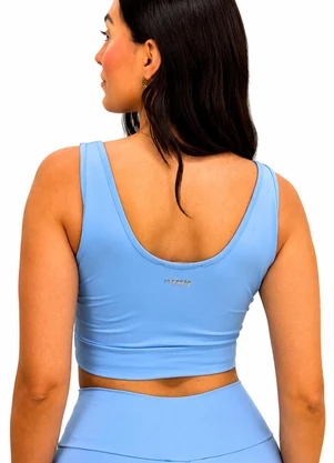 Naguchi Move - Top Fitness Poliamida Azul - NAGUCHI MOVE