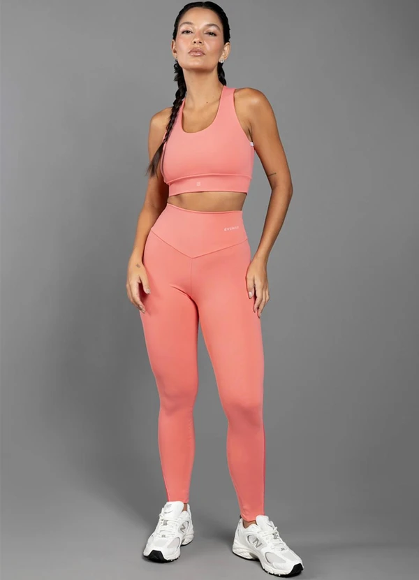 Everfit - Top Flora Laranja 3