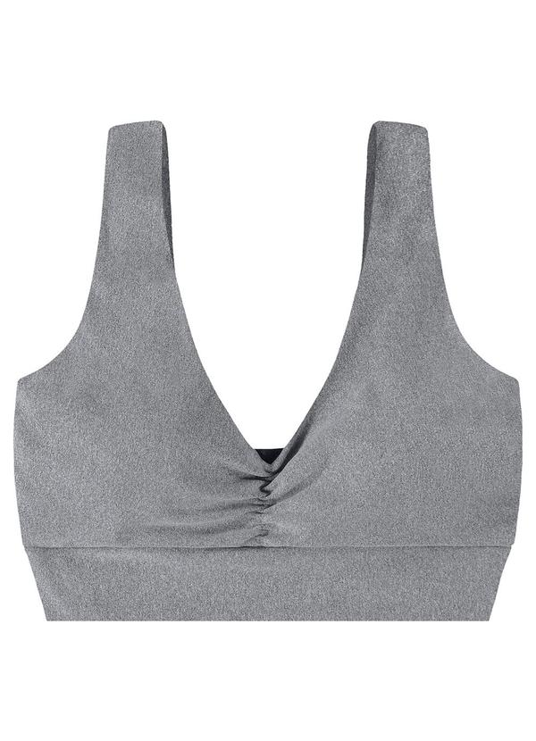 Enfim - Top Franzido Co2 Control Active Cinza