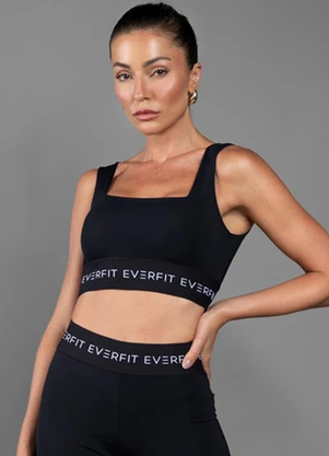 Everfit - Top Garden Elastico Preto - EVERFIT