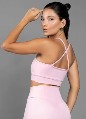 Everfit - Top Iris Transpassado Rosa - EVERFIT