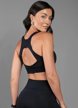 Everfit - Top Jasmin Preto - EVERFIT