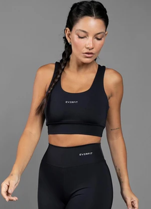 Everfit - Top Lotus Nadador Preto - EVERFIT