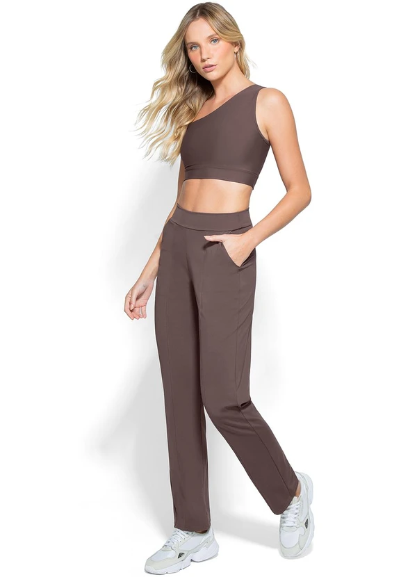 Enfim - Top Marrom Regata Strappy Dry 3