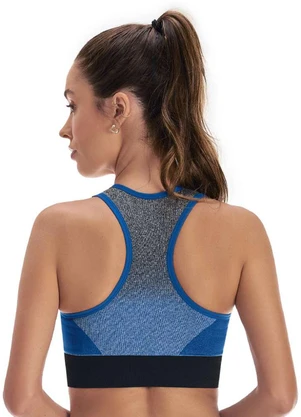 Zee Rucci - Top Mescla Jacquard Degradê Azul - ZEE RUCCI