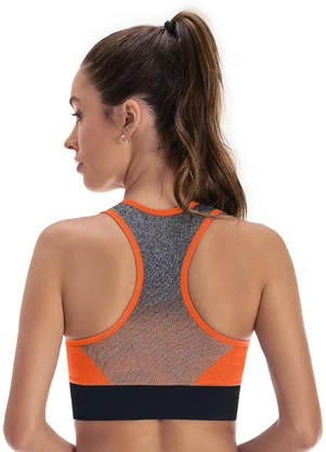 Zee Rucci - Top Mescla Jacquard Degradê Laranja - ZEE RUCCI