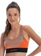 Zee Rucci - Top Mescla Jacquard Degradê Azul - variação: Laranja