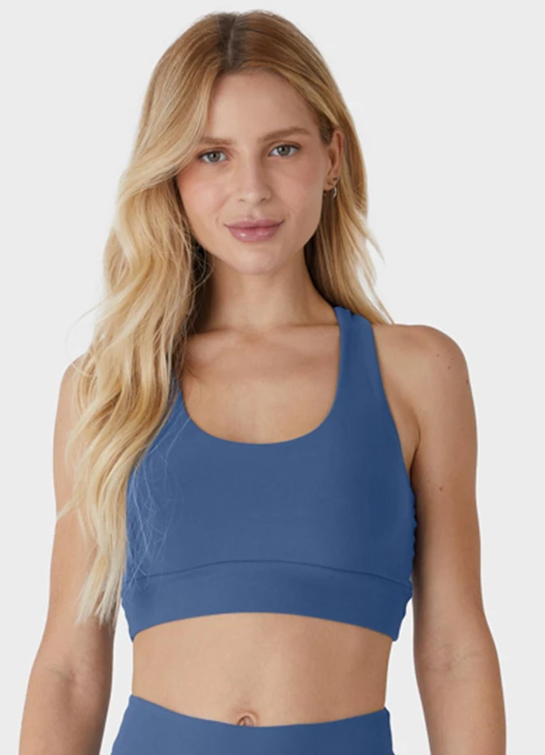 Enfim - Top Nadador Compress Active Azul