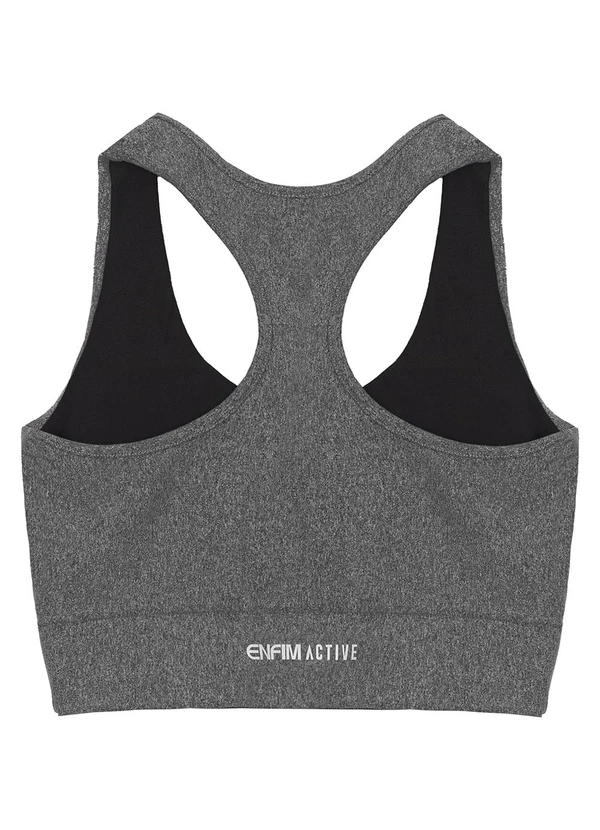 Enfim - Top Nadador Compress Active Cinza Escuro 2