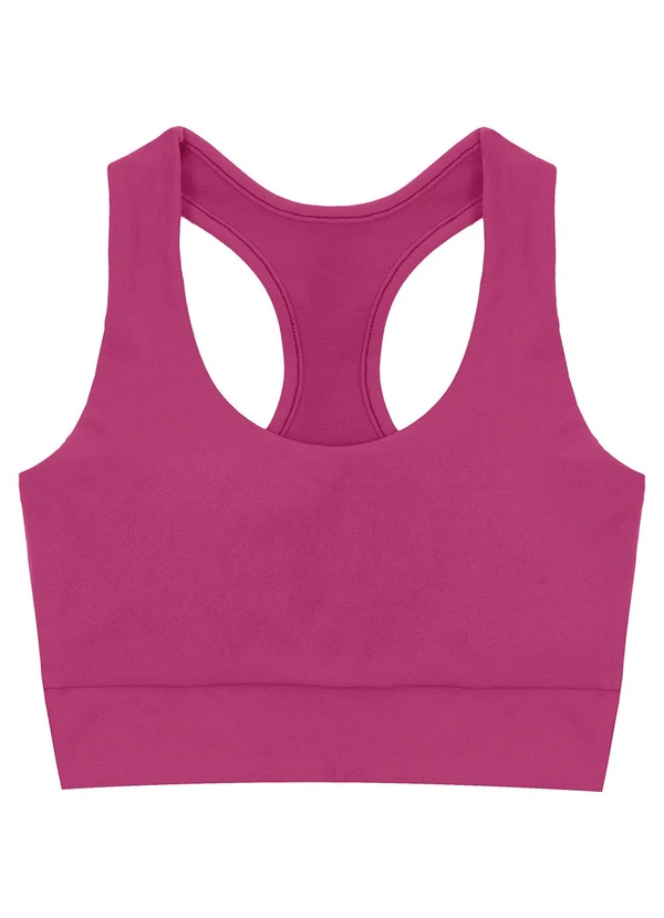 Enfim - Top Nadador Compress Active Fúcsia