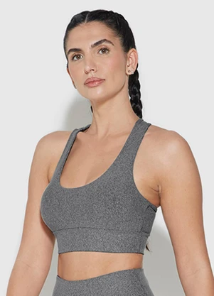 Enfim - Top Nadador Control Active Cinza - ENFIM