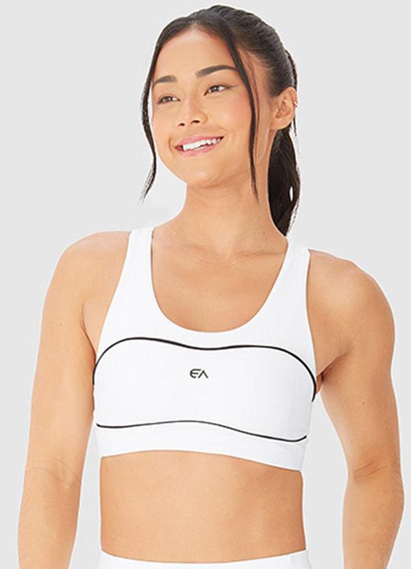 Enfim - Top Nadador Cut Out Uv50+ Active Branco