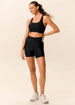 Malwee - Top Nadador Cut Out Uv50+ Active Preto - MALWEE