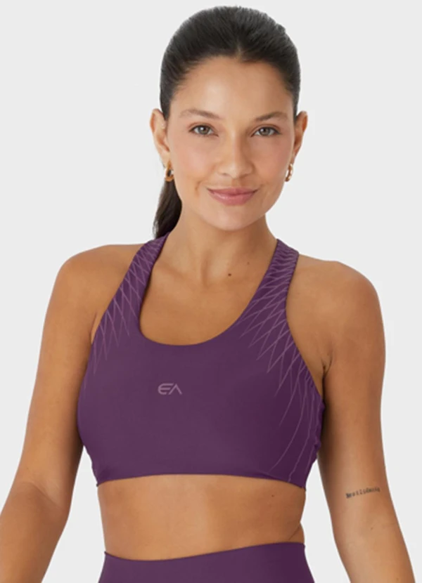 Enfim - Top Nadador Dry Fit Active Roxo