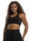 Cobertura - Top Nadador Feminino Terracota - variação: Preto