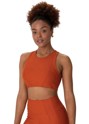 Malwee - Top Nadador Halter Neck Uv Active Terracota - MALWEE