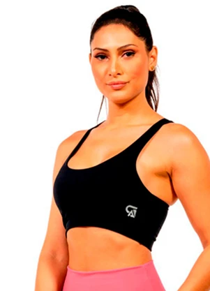 Cobertura - Top Nadador Lev Feminino Preto - COBERTURA