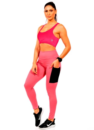 Cobertura - Top Nadador Lev Feminino Rosa  - COBERTURA