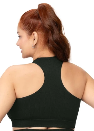 Zee Rucci - Top Nadador Plus Size Bojo Removível Preto - ZEE RUCCI