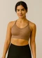 Dukali - Top Nadador Poliester Preto - variação: Bege