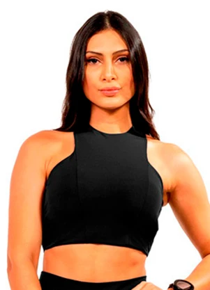 Cobertura - Top Nadador Power Feminino Preto - COBERTURA