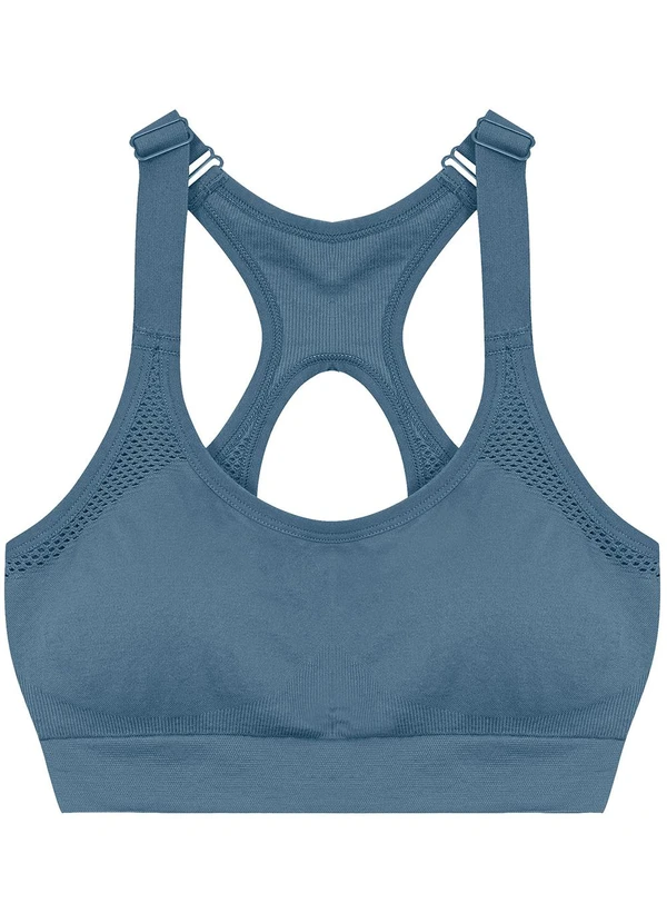 Enfim - Top Nadador Seamless Active Azul 5