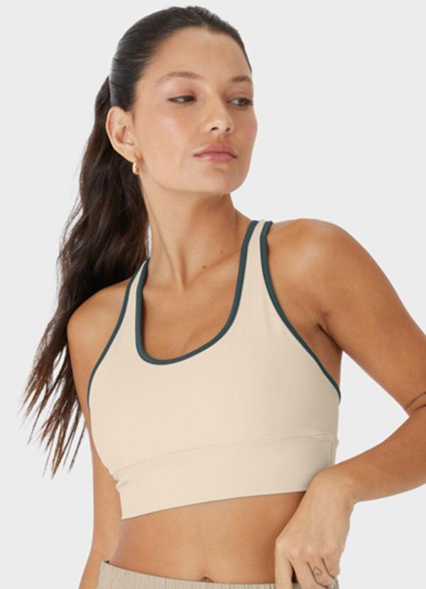 Enfim - Top Nadador Strappy Dry Active Off White