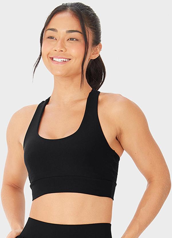 Enfim - Top Nadador Strappy Uv50+ Active Preto