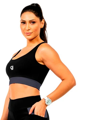 Cobertura - Top Power Feminino Preto - COBERTURA