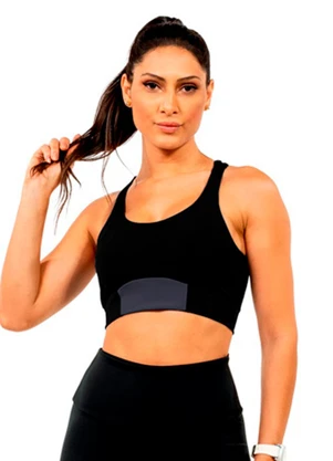 Cobertura - Top Power Feminino Preto - COBERTURA