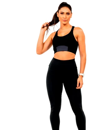 Cobertura - Top Power Feminino Preto - COBERTURA