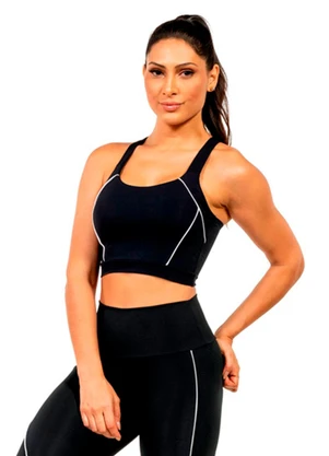 Cobertura - Top Power Feminino Preto - COBERTURA