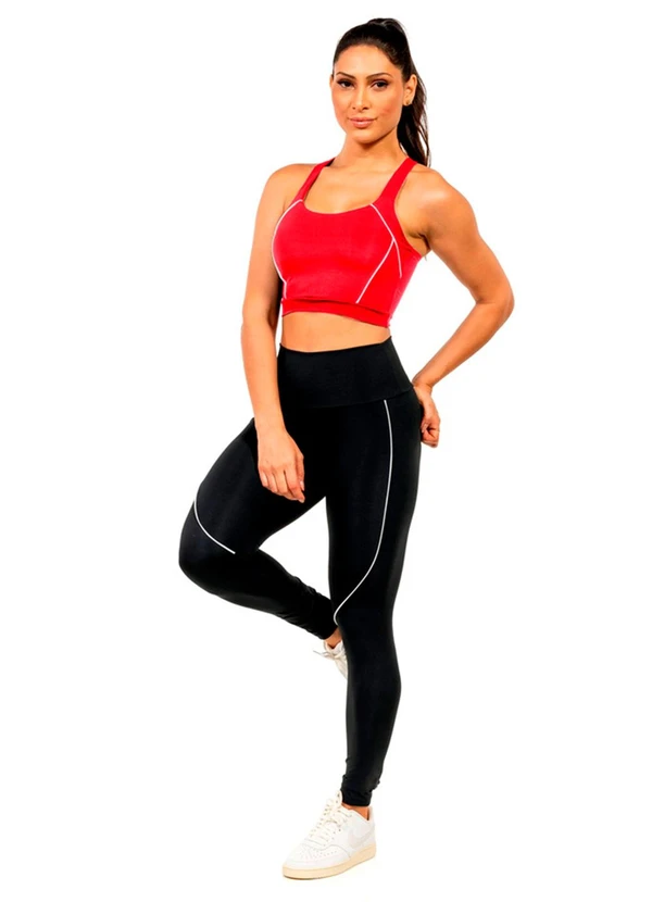Cobertura - Top Power Feminino Vermelho 2