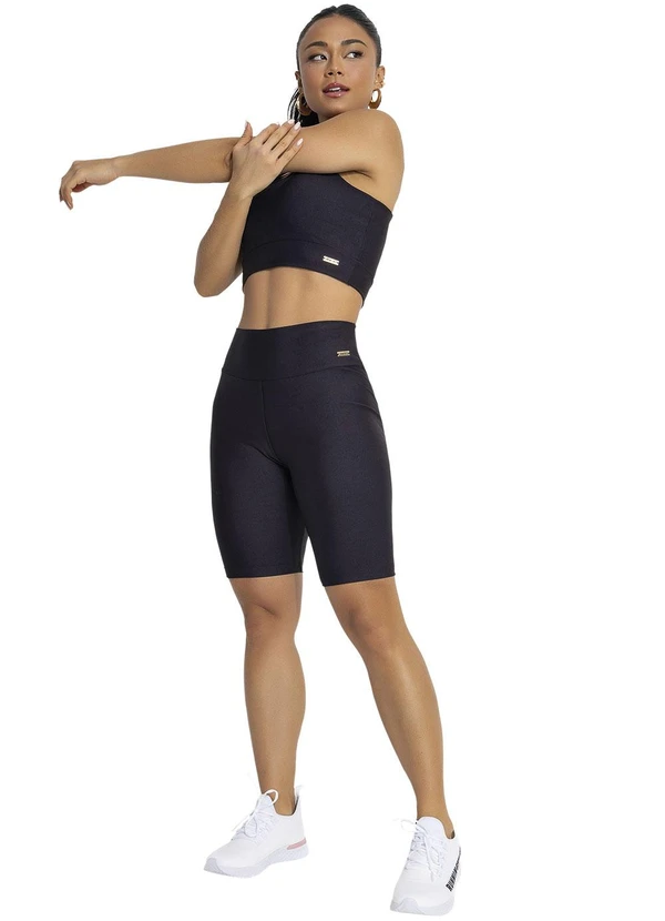 Jancris - Top Preto em Malha com Elastano 3