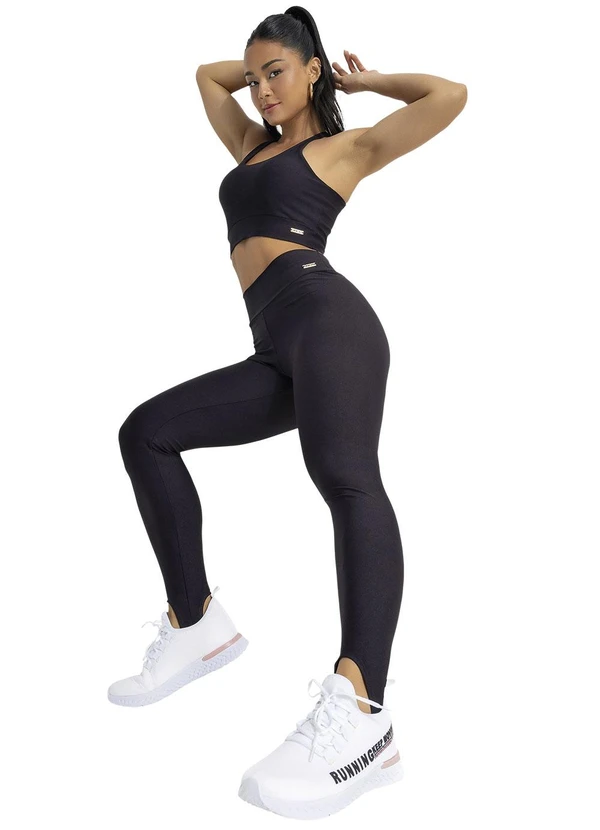 Jancris - Top Preto em Malha com Elastano 5