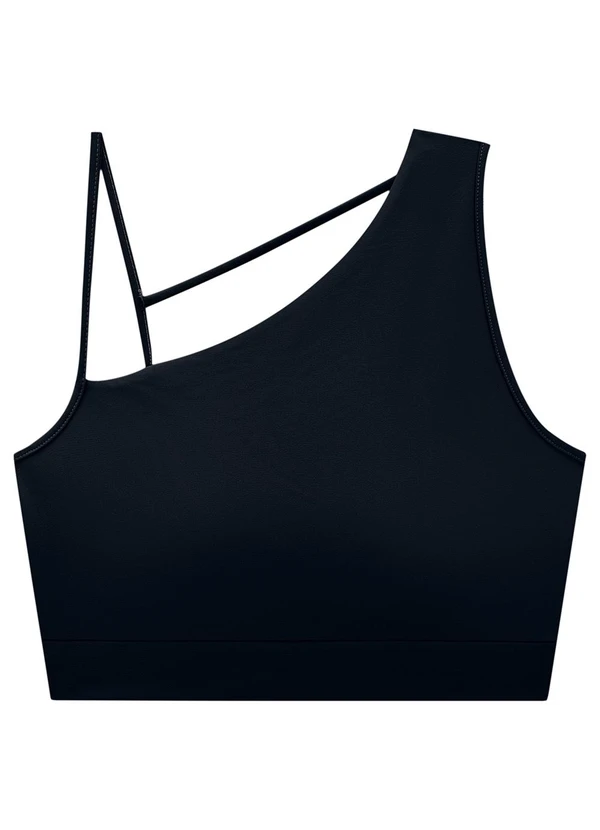 Enfim - Top Preto Regata Strappy Dry