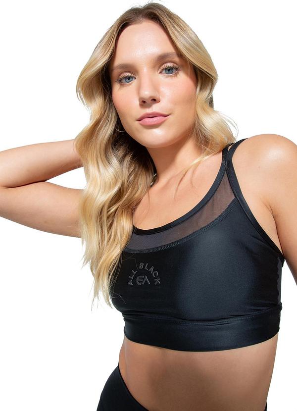Enfim - Top Preto Regata Strappy