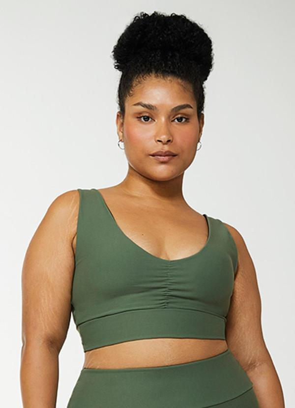 Enfim - Top Proteção Uv+ Feminino Plus Verde Menta