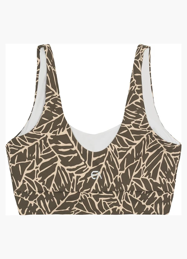 Enfim - Top Regata Abstrato Dry Active Taupe 2