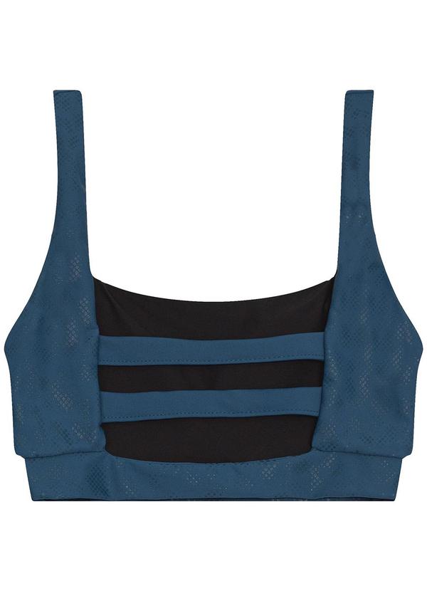 Enfim - Top Regata Animal Print Uv Active Azul 2